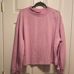 Ava & Viv Pink Long Sleeve Sweatshirt..size 1X